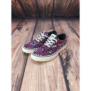Vans Old Skool Women's Rose Floral Print Lace Up Shoes 7.5